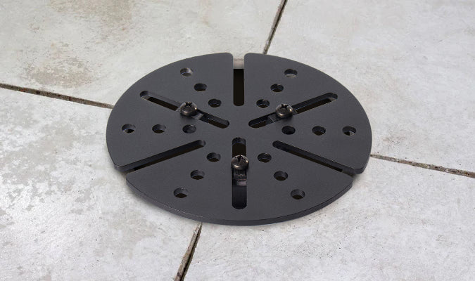 Floor Drain Cover With Flush Slide Lock (Designed to Fit!)